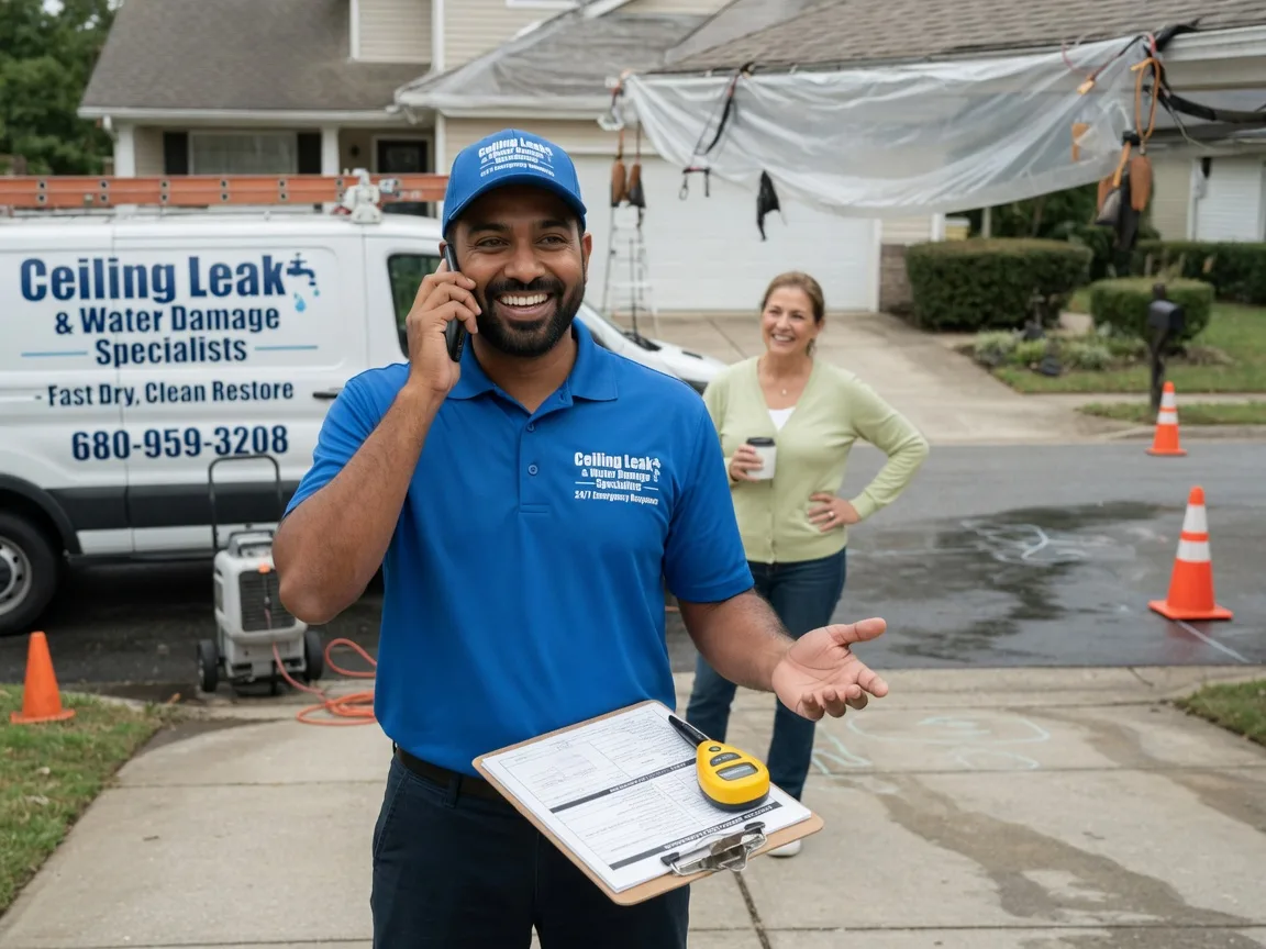 Ceiling Leak Cleanup Atlanta, NE FAQs